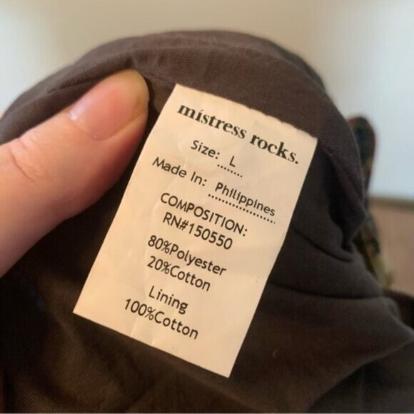 House Of CB Mistress Rocks Spectrum Floral Brocade Wide Leg Trousers L - Picture 7 of 13